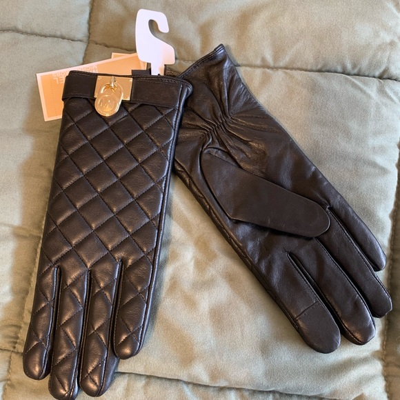 NWT MICHAEL KORS TECH GLOVES SIZE MEDIUM - Picture 4 of 5